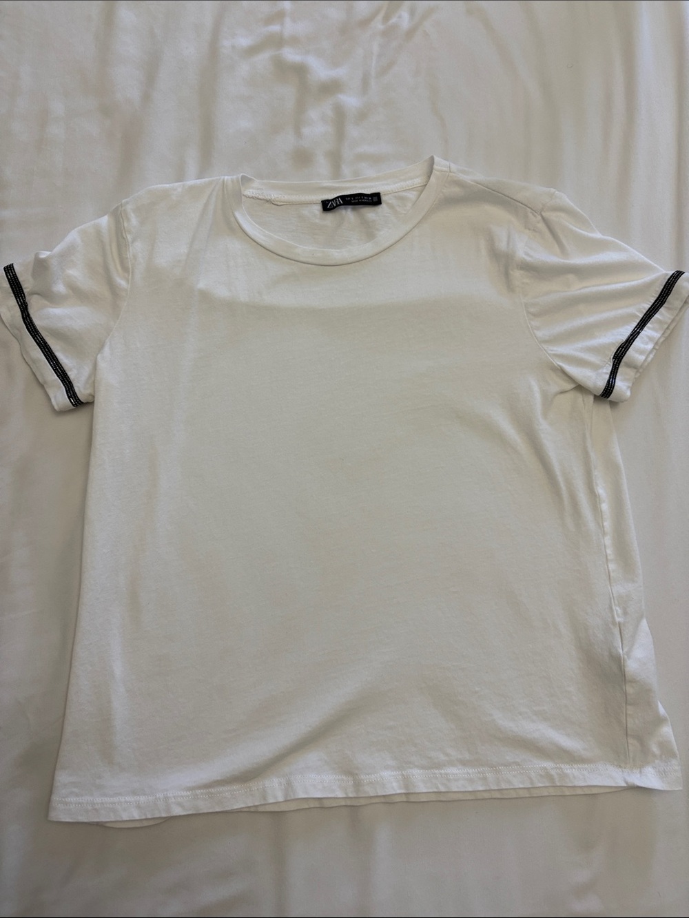 zara white t shirt